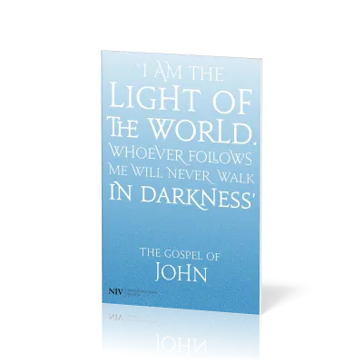 Anglais, Évangile de Jean, New International Version, NIV, bleu - Gospel of John NIV