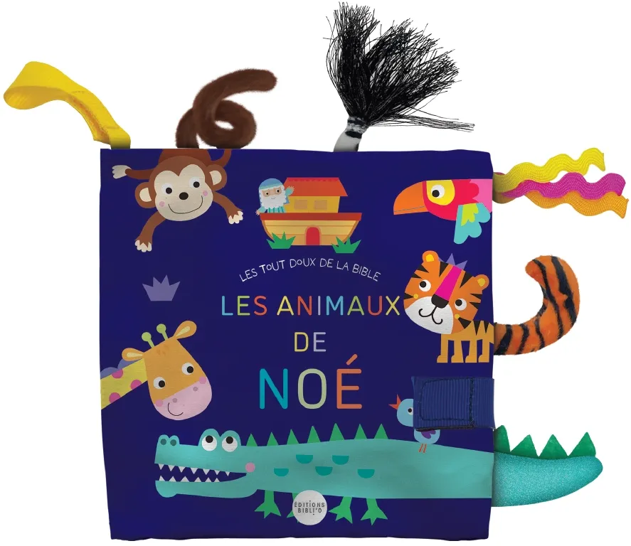 Animaux de Noé (Les) - Les tout doux de la Bible - Livre en tissu