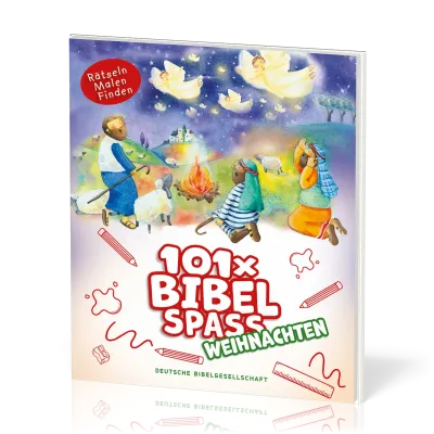 101x Bibelspass - Weihnachten - Rätseln - Malen - Finden