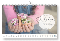 @Home Geborgen bei Gott - Aufstellkalender 12 Postkarten mit Bibelversen