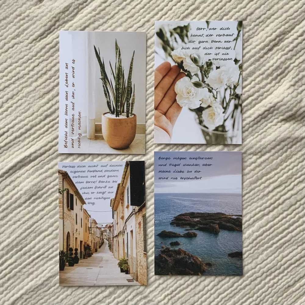 Kartenset VERTRAUEN - 12er Set