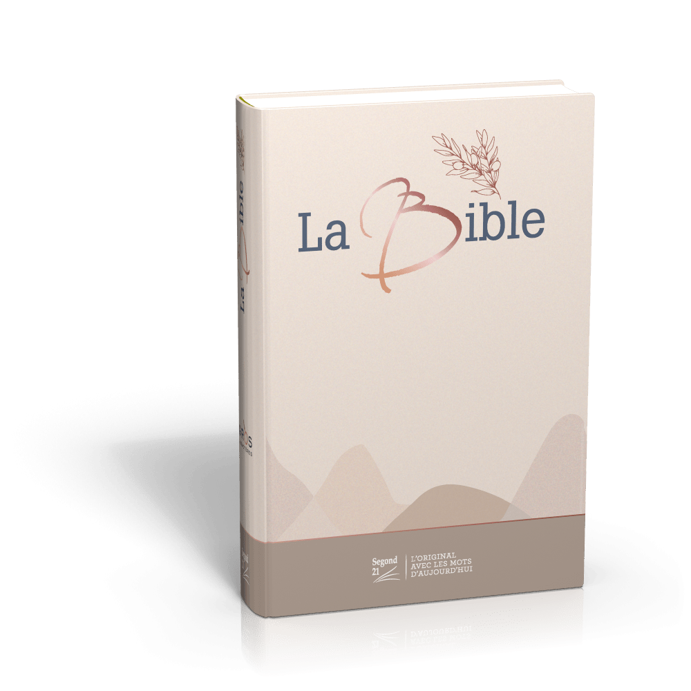 Bible Segond 21, gros caractères, - modèle rigide toilé matelassé - La Maison de la Bible x Sœur_co