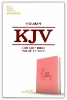 Anglais, Bible KJV, similicuir, compact, rose pâle - KJV Compact Bible, Value Edition, Soft Pink...