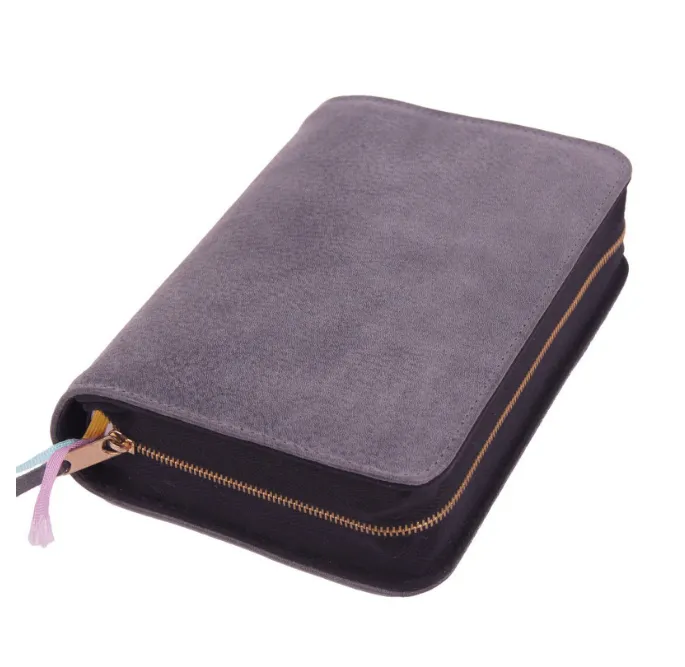 Bibelhülle - Premiumleder - sehr dunkelbraun