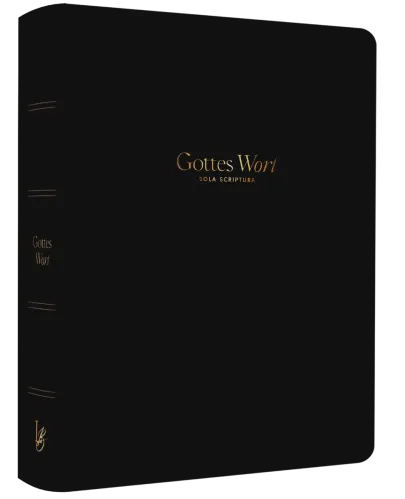 Schlachter Liebezurbibel (Schreibrandbibel Sola) - Flexibler Kunstledereinband - Schwarz mit...