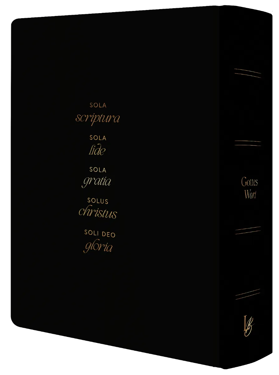 Schlachter Liebezurbibel (Schreibrandbibel Sola) - Flexibler Kunstledereinband - Schwarz mit...