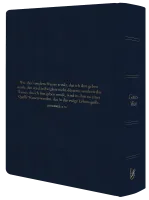 Schlachter Liebezurbibel (Schreibrandbibel Fons Vitae) - Flexibler Kunstledereinband - Blau mit...