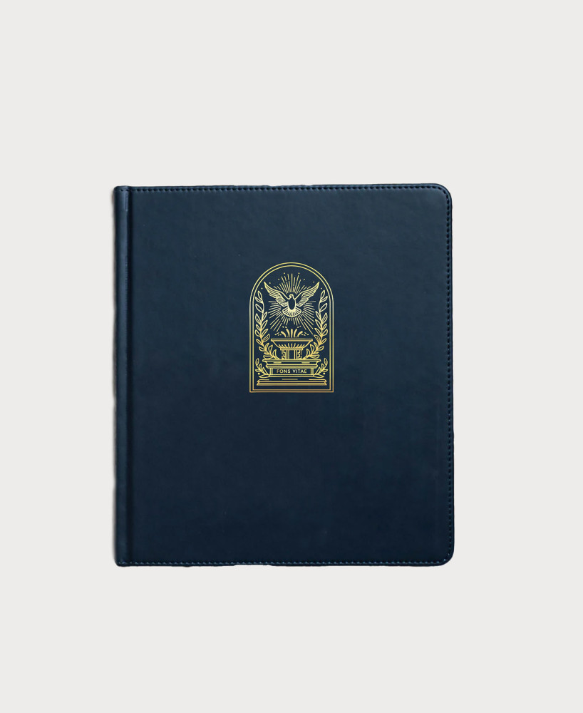 Schlachter Liebezurbibel (Schreibrandbibel Fons Vitae) - Flexibler Kunstledereinband - Blau mit...