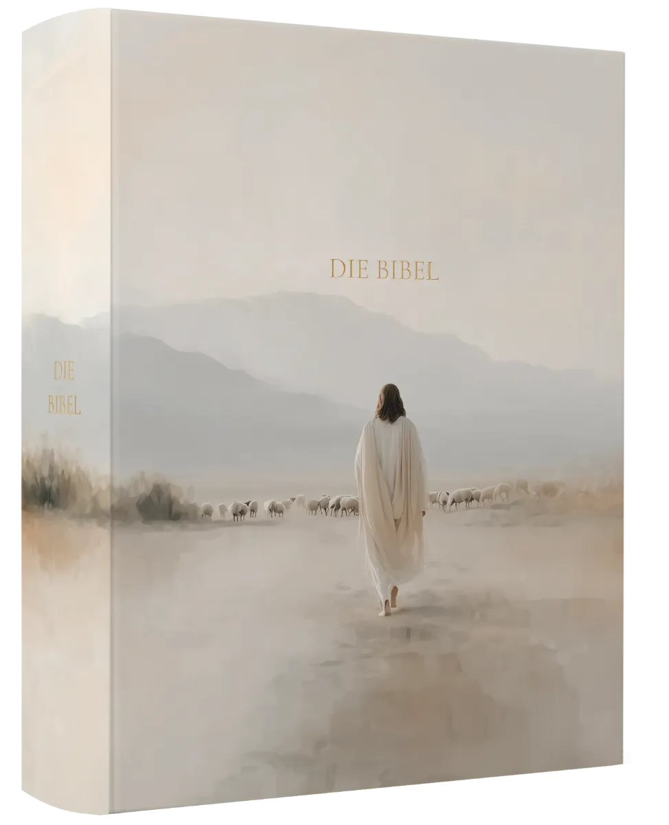 Schlachter Liebezurbibel (Schreibrandbibel Jesus) - Hardcover - Motiv Mann mit Schreibrand