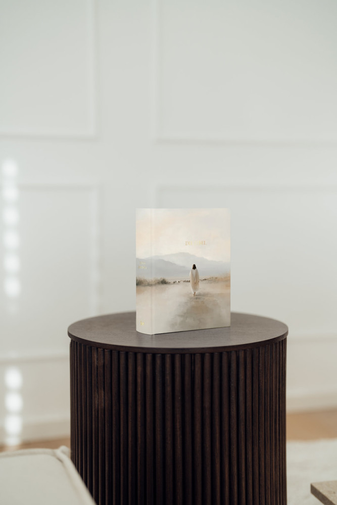 Schlachter Liebezurbibel (Schreibrandbibel Jesus) - Hardcover - Motiv Mann mit Schreibrand