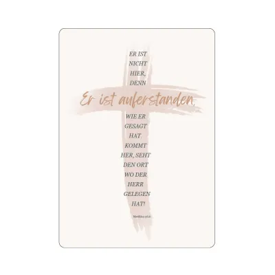 Er ist auferstanden - Postkarte Ostern