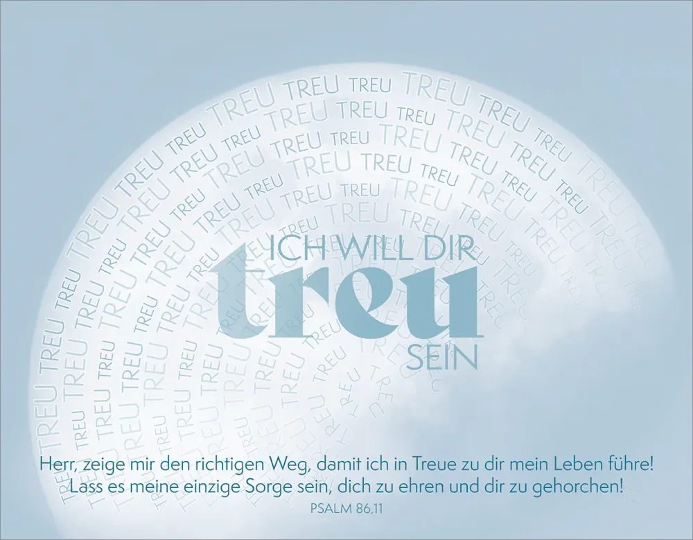 Mutig und gestärkt auf deinem Weg - Postkarten-Aufstellbuch