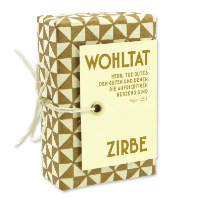 Schafmilchseife Wohltat | Zirbe - Psalm 125,4