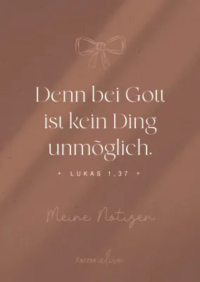 Notizblock Fatzer alive - Meine Notizblock A6 - Lukas 1,37