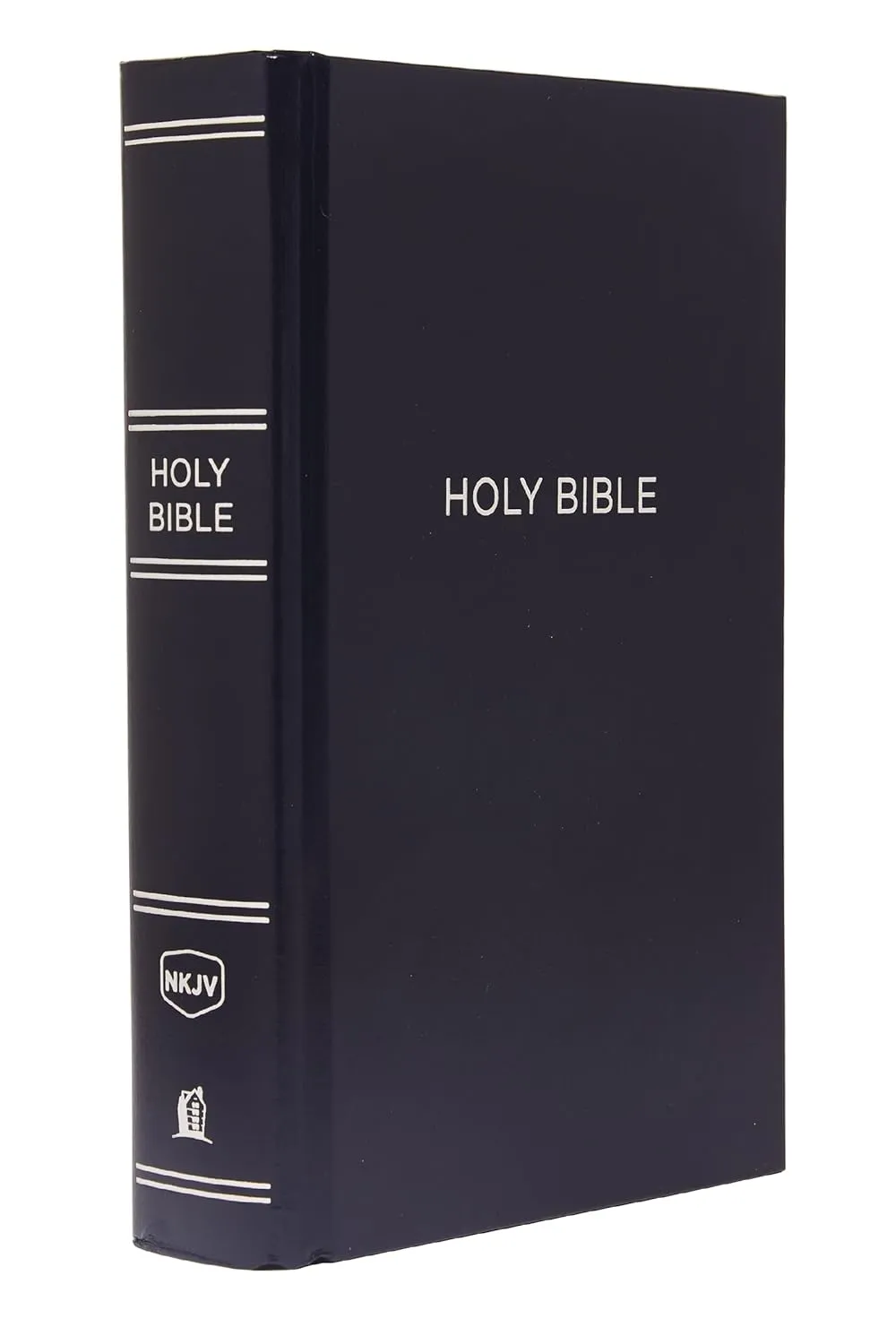Anglais, Bible, New King James Version, grands caractères, bleue