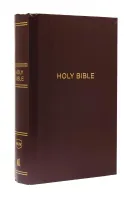 Anglais, Bible, New King James Version, gros caractères, bordeaux