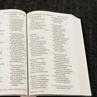 Anglais, Bible, NKJV, gros caractères, bordeaux