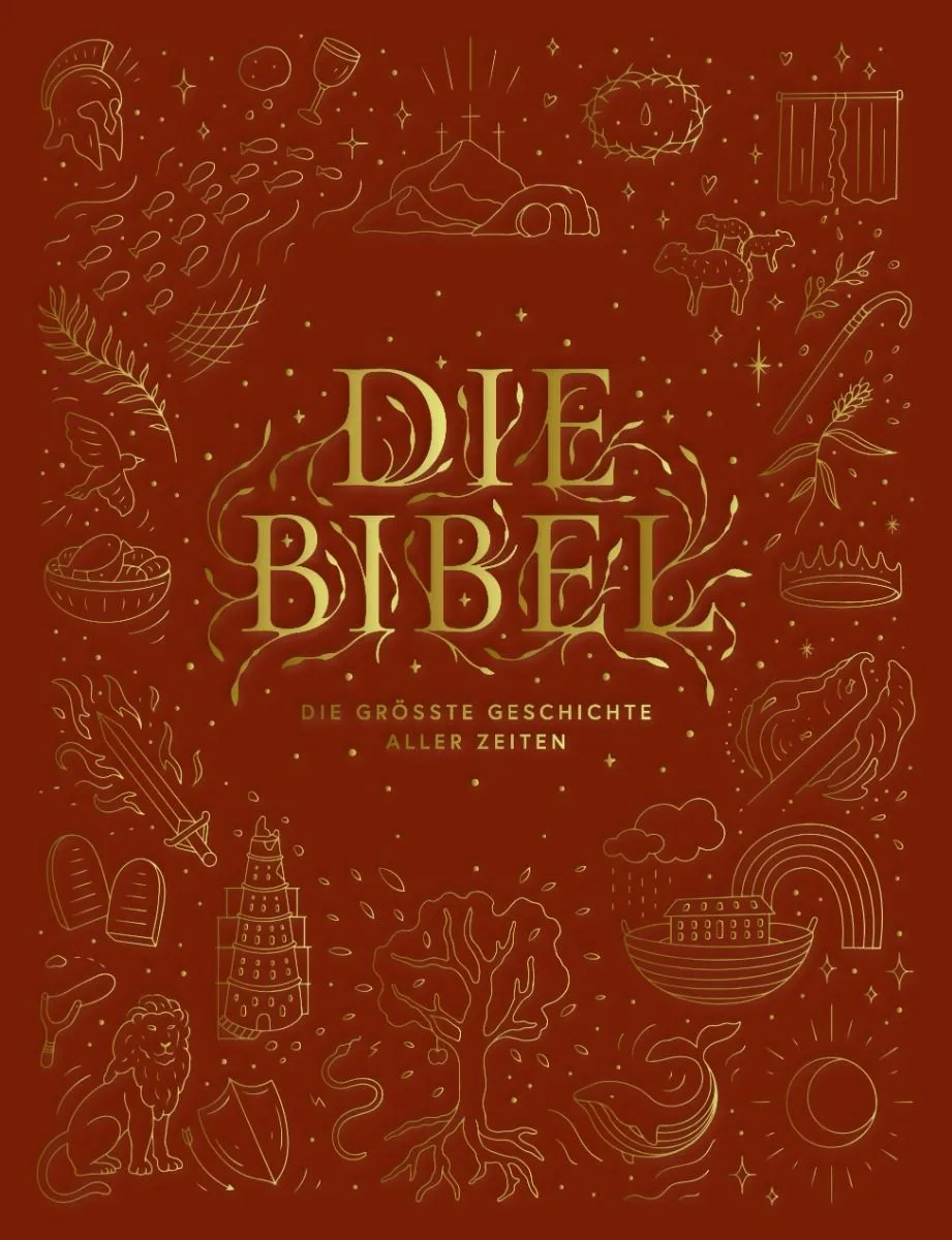 NeÜ bibel.heute Liebezurbibel (Schreibrandbibel Redeemed) - Hardcover rot - Für Teenie