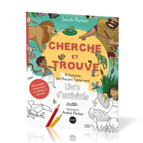 Cherche et trouve, livre d’activités - 8 histoires de l’Ancien Testament