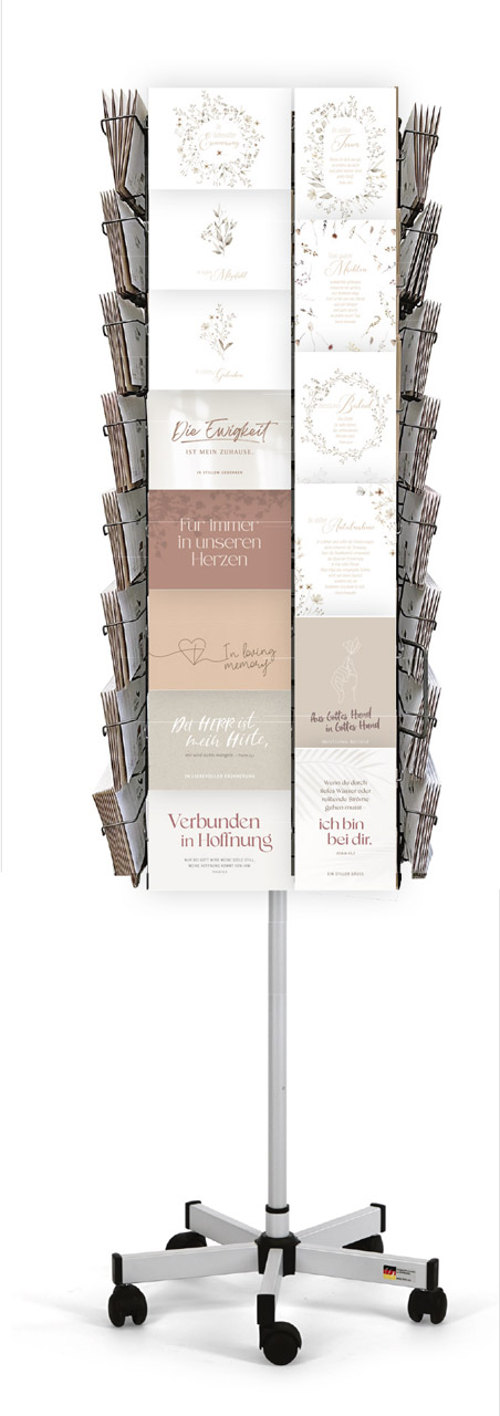 Faltkartenserie - Trauer