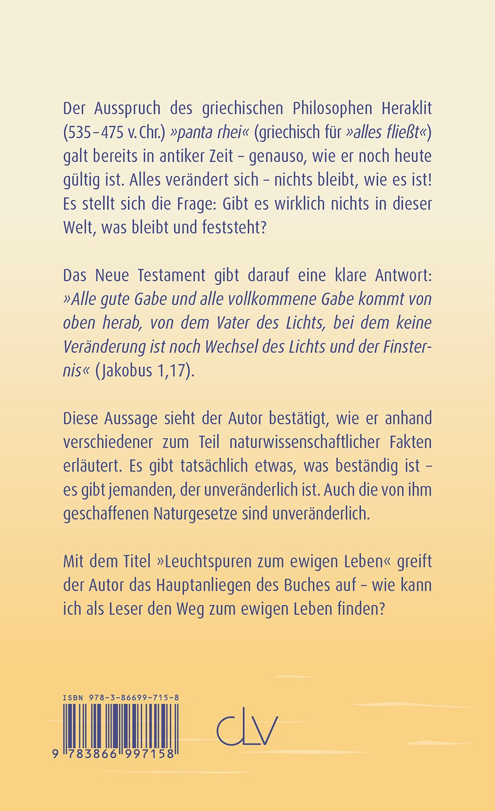 Leuchtspuren zum ewigen Leben