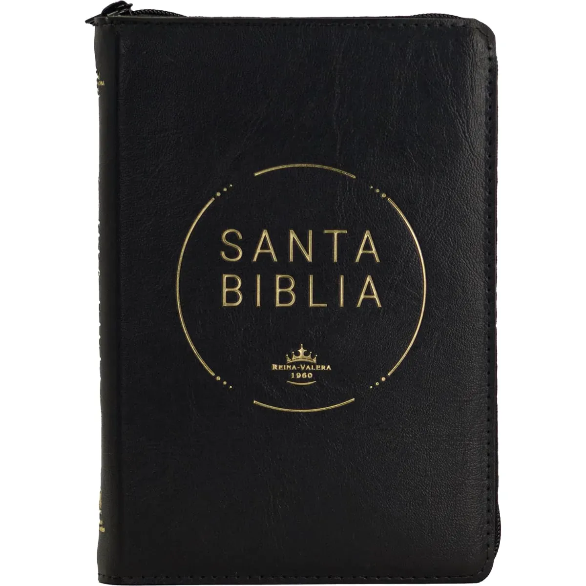 Espagnol, Bible, Reina Valera 1960, compacte, grands caractères, similicuir noir, avec onglets et...