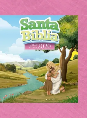 Espagnol, Bible, Reina Valera 2020, pour filles, vynil rose avec fermeture éclair - Biblia Rvr...