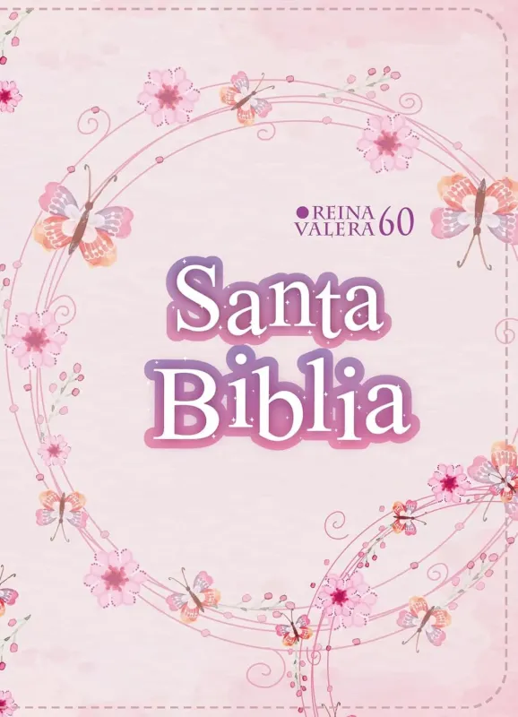 Espagnol, Bible, Reina Valera 1960, compacte, similicuir rose pale - Biblia Rvr 1960 Compacta...
