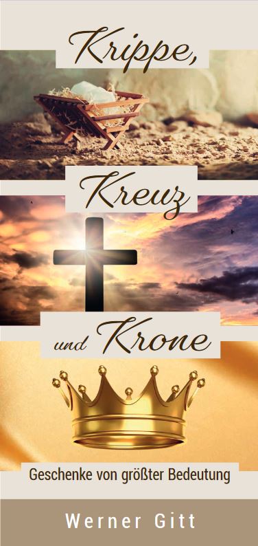 Englisch, Krippe, Kreuz und Krone - crib, cross and crown - fifts of utmost importance