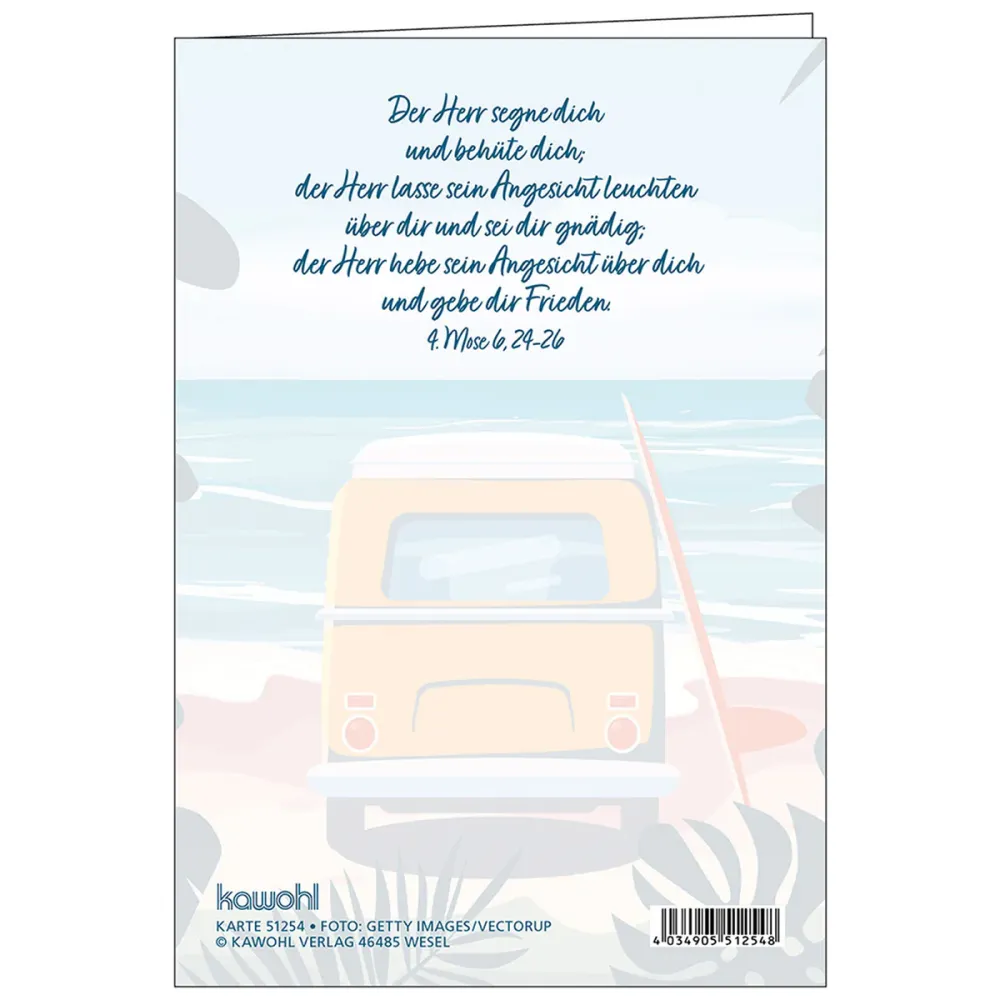 Faltkarte - Alles Gute zum Geburtstag - mit Umschlag