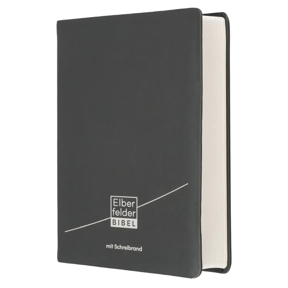 Elberfelder Bibel - avec marge d'écriture, cuir