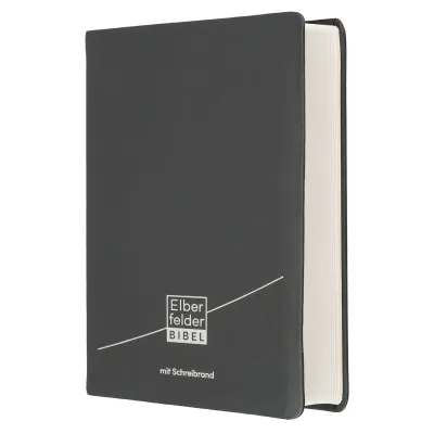 Elberfelder Bibel - avec marge d'écriture, cuir