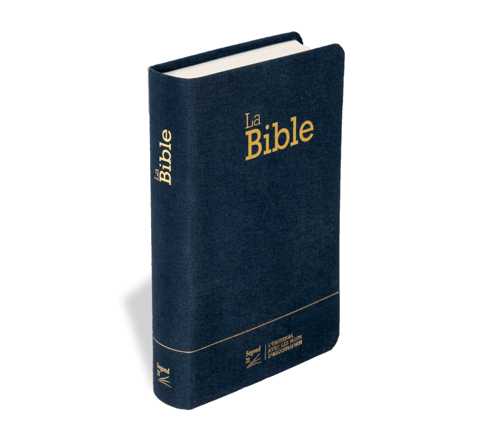 Bible Segond 21 compacte (Premium Style) - couverture souple toile bleu marine