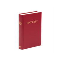 Anglais, Bible King James  Version, rigide rouge, (Royal Ruby Text)