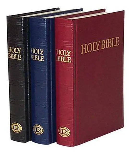 Anglais, Bible King James  Version, rigide rouge, (Royal Ruby Text)
