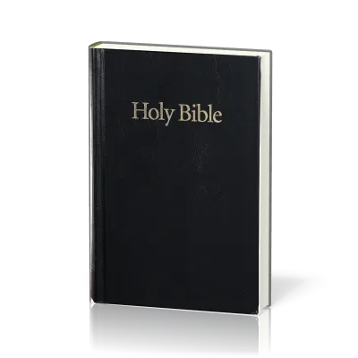 Anglais, Bible, King James Version, cartonnée, noire