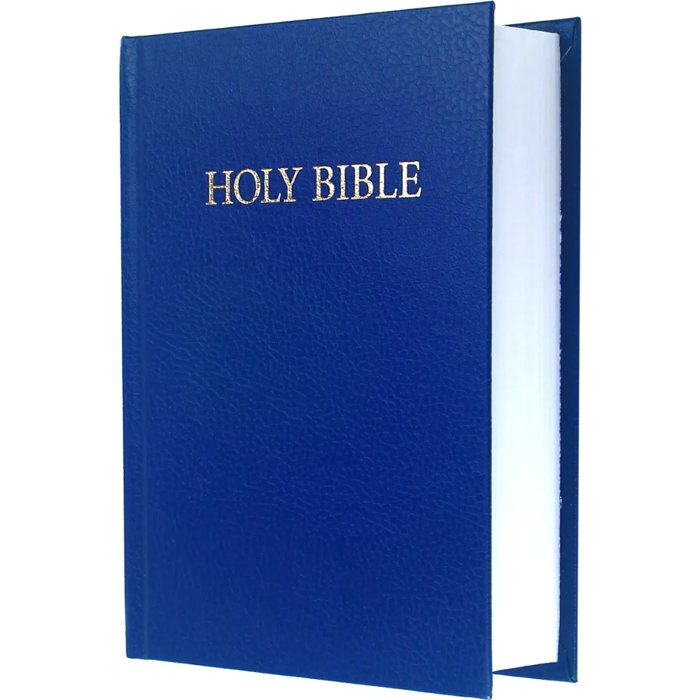 Anglais, Bible King James Version, rigide, bleue, (Royal Ruby Text)