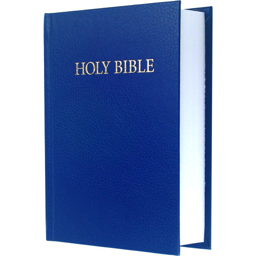 Anglais, Bible King James Version, rigide, bleue, (Royal Ruby Text)