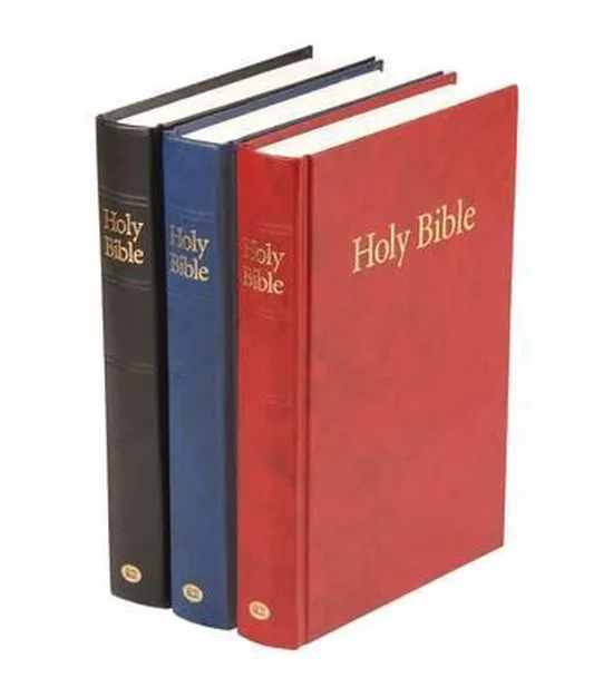 Anglais, Bible, King James Version, moyen format, rigide, bleue