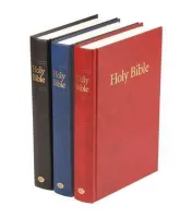 Anglais, Bible, King James Version, moyen format, rigide, bleue