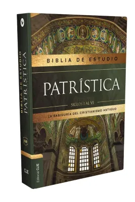 Espagnol, Reina Valera 1960, Biblia de Estudio Patrística, rigide, paroles de Jésus en rouge -...