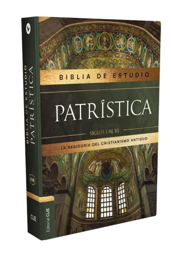 Espagnol, Reina Valera 1960, Biblia de Estudio Patrística, rigide, paroles de Jésus en rouge -...