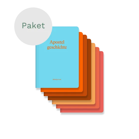 Bibeljournale – Paket (Apostelgeschichte – Philipper)
