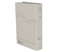 Bible Segond 21, gros caractères - couverture souple en toile blanche, tranche argentée