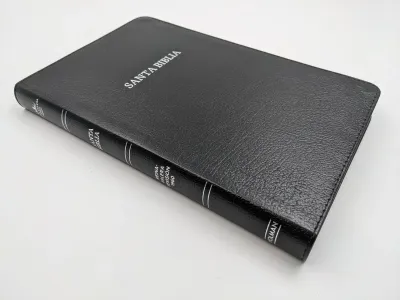Espagnol, Bible Reina Valera 1960, ultrafine, similicuir, noire