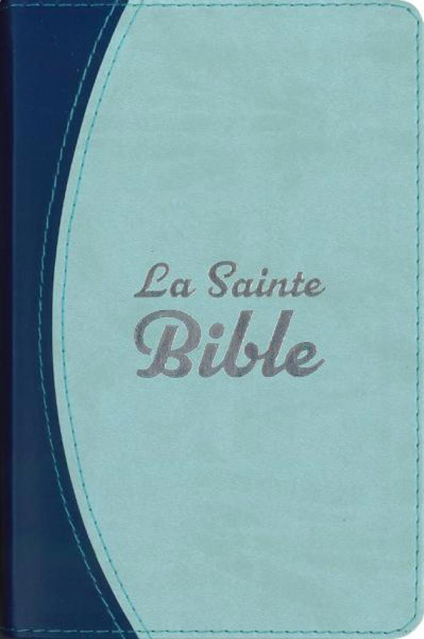 Bible Segond 1910, de poche, duo bleu - couverture souple