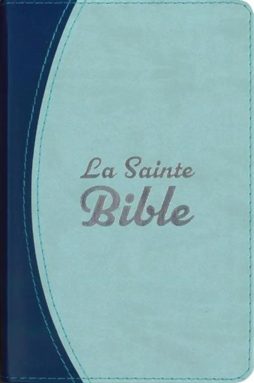 Bible Segond 1910, de poche, duo bleu - couverture souple