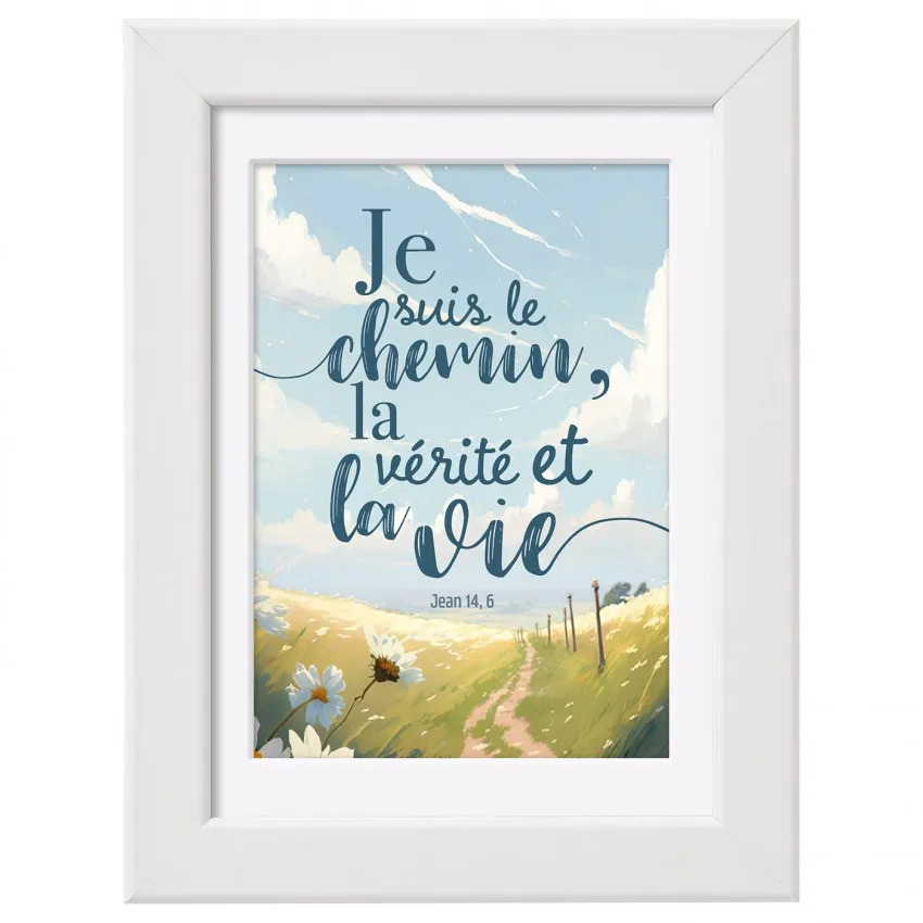 Mini-cadre déco - Je suis le chemin