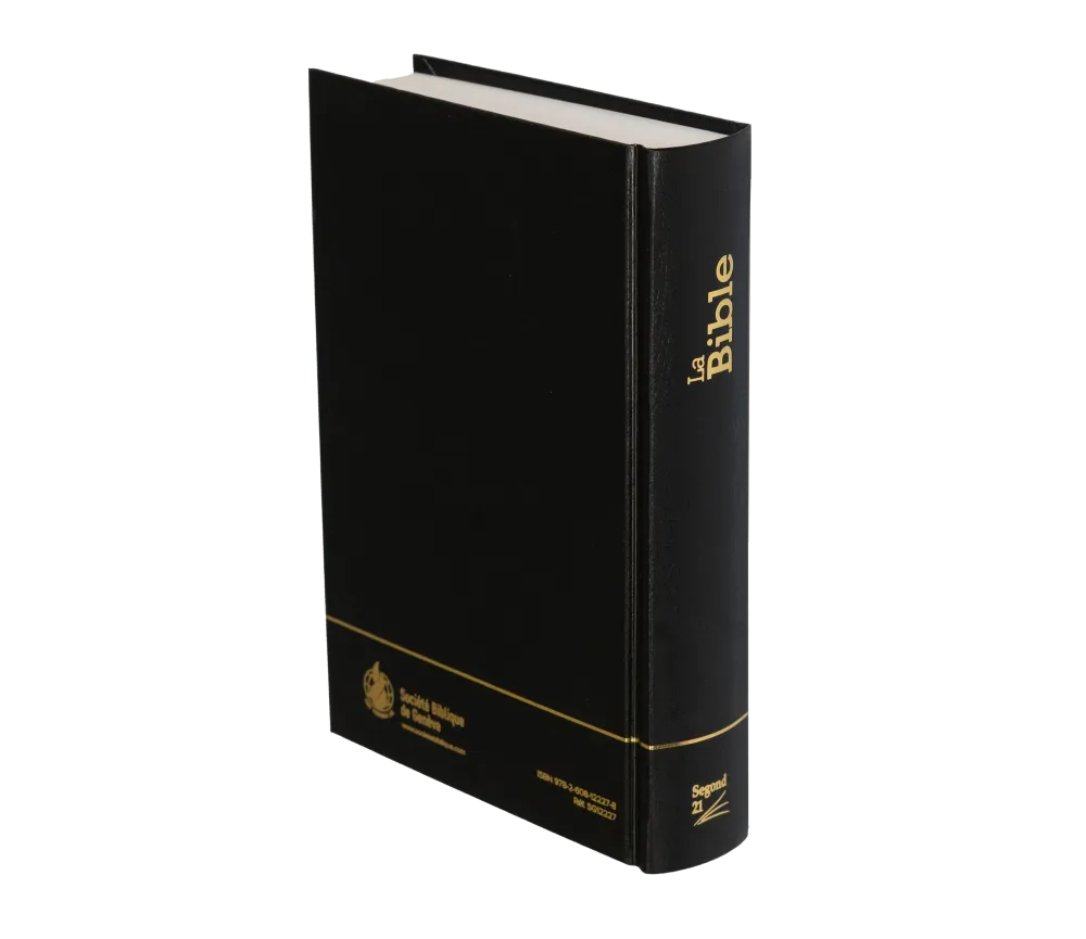 Bible Segond 21 compacte - couverture rigide Skivertex noire