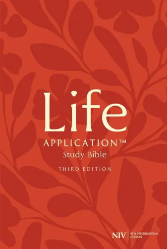 Anglais, Bible, New International Version, Life Application Study Bible, similicuir - NIV Life...
